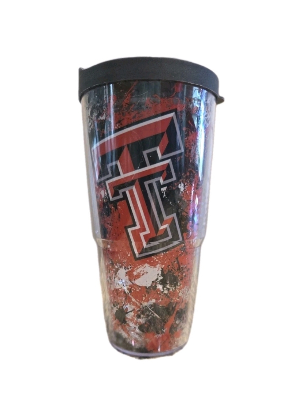 Tervis Texas Tech Red Raiders Tumbler 24oz Cup With Lid Football Hot&Cold Drink